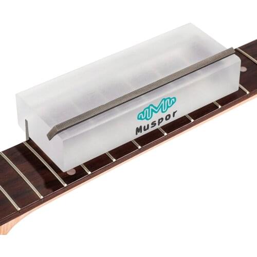 Muspor Guitar Fret Crowning End Bevel-Flush Files Tool 35-degree 90-degree Luthier File Tools for Guitar Accessories Guitar Part