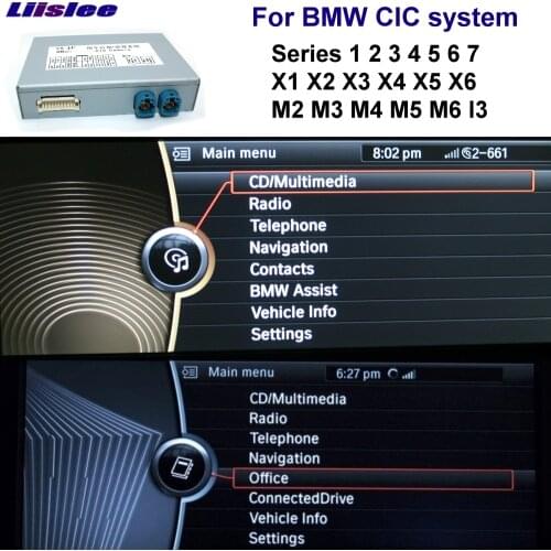 Liislee Reversing Camera Interface Back Up Original Monitor Upgrade For BMW CIC system