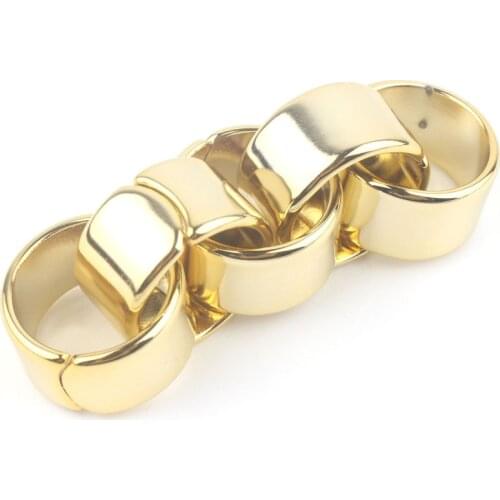 Round Opening Plating Golden Acrylic Plastic Earring Parts Chain Buckle Hand Assembly Jewelry to Assemble Pendant Parts Clasp