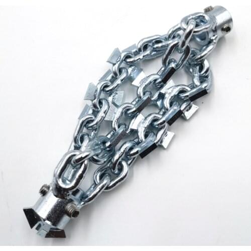 LEADFEN with drill-head sewer clog remover DN100mm tube cleaning knocker 10mm flexible shaft cable drain cleaning cutter