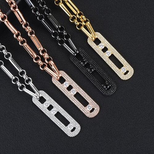 Missvikki 2019 New Fashion Design Summer Pendant Chic Chain Necklace Trend Hot Jewelry Women Lover Girlfriend Gift Top Quality