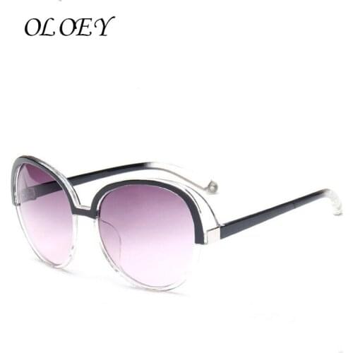 New large frame round sunglasses womens large frame sunglasses UV400 glasses sunglasses for women sunglasses shades for women