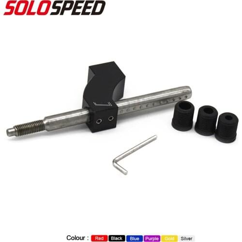 Adjustable Shift Lever Shift Knob Extender Short Shifter Extension Adapter Universal,fit(10*1.5) Gear Knob