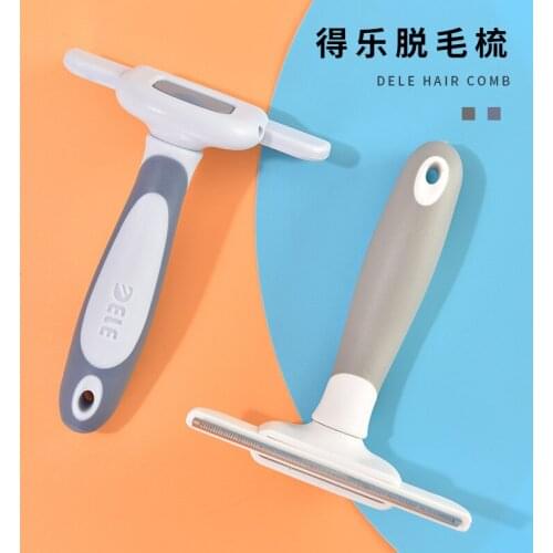 Pets Fur Knot Cutter Dog Grooming Shedding Tools Pet Cat Hair Removal Comb Brush
