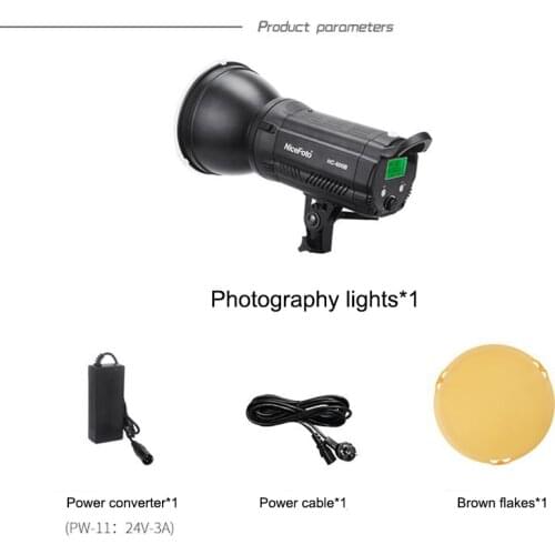 NiceFoto HC-600B HC600B Photography Lighting LED Video Light 5600K Continuous Light for Studio Video Recording Live broadcast