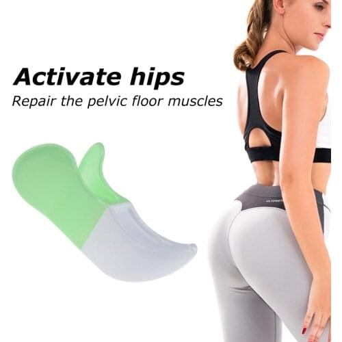 Hip Exerciser Butt Clip Lavatory Postpartum Rehabilitation Pelvic Floor Hip Trainer Muscle Inner Thigh Exerciser Strengthening