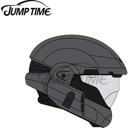 JumpTime 13 x 6.8cm For Halo 3 ODST Helmet Motorcycle Game Decal Cartoon Creative Car Stickers Waterproof Vinyl Car Wrap