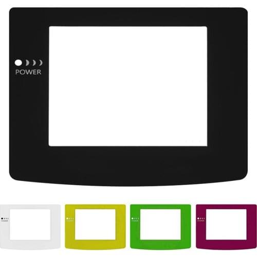 Anti-scratch Gamepad Screen Lens Protector Replacement for Nintendo GameBoy Color Replacement Part Game Console Repair Color Rim