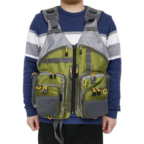 2021 New Adults Fishing Vest Multifunction Outdoor V-Neck Sleeveless Outerwear with Multiple Pockets for Unisex Accessories