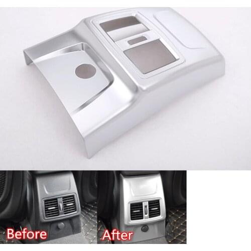YAQUICKA Auto Car Rear Anti Kick Air Outlet Vent Panel Trim Cover Styling Sticker For Bmw Series 1 2017 Sedan New Covers