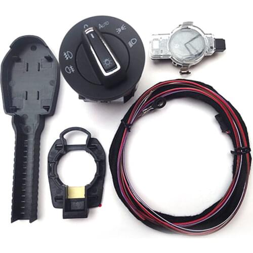 Car Rain Sensor Humidity Auto headLight Sensor Case Box Cable wiring harness For Golf 7 MK7 81D 955 547 A 81D955547A