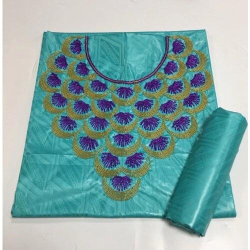 Bazin Riche 2021 New African Lace Fabric High Quality Original Embroidery Cotton African Nigerian Lace Fabrics for Wedding Dress