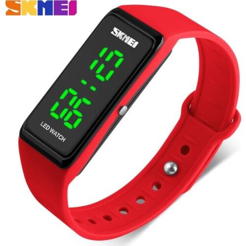 SKMEI Women Men Digital Wristwatches 30M Waterproof Led Display Ladies Girls Female Simple Sports Watches Relogio Feminino 1265