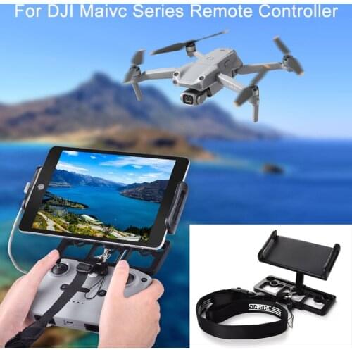 For Mavic Air 2S Phone Mount Holder Tablet Stand With Storage bag Neck Strap, for DJI Mavic Air 2/2S Drone Control Bracket Parts