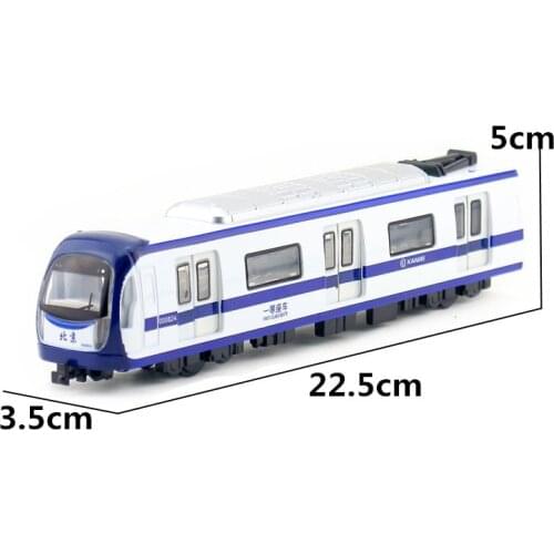 Hot-selling 1:87 alloy pull back subway train model,high simulation sound light and sound effect train toy,free shipping