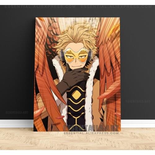 Hawks Bnha Keigo Takami Anime Decoration Prints Canvas Wall Art Painting Poster Home Decor Bedroom Study Living Room Pictures