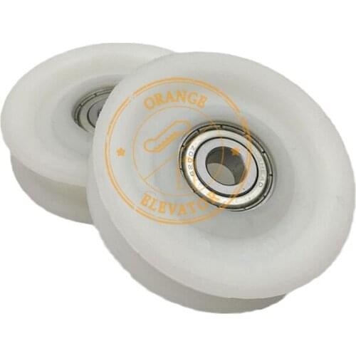 Use 593095 pulley for Schindler 5400 elevator absolute value encoder assembly flat groove