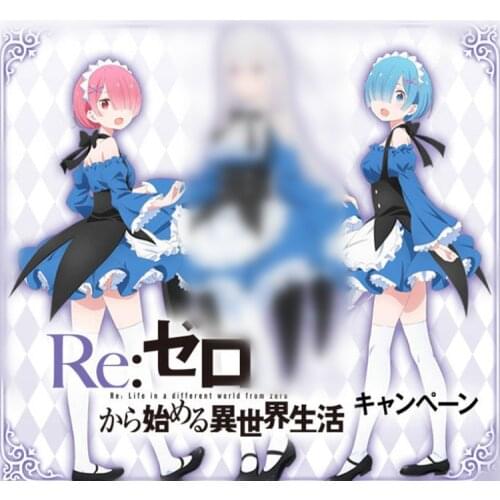 Re:Zero Starting Life In Another World REM / RAM Cosplay Costume Halloween Costume Dress