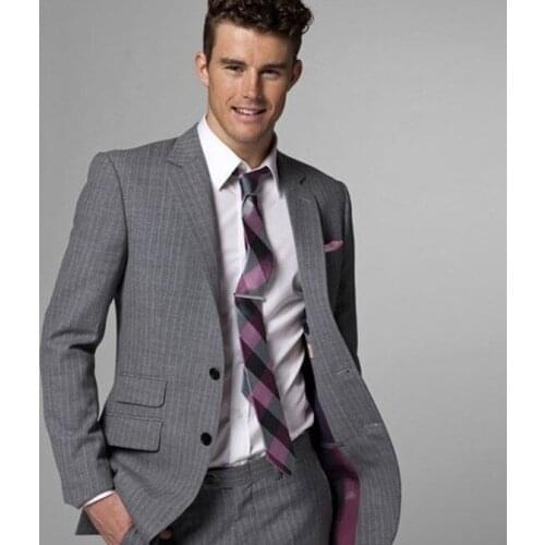 Custom Made Man Suit, Bespoke Suit Charcoal Grey Business/Wedding Suit Men,Tailor Made Ticket Pocket Tuxedo Charcoal Mens Suit