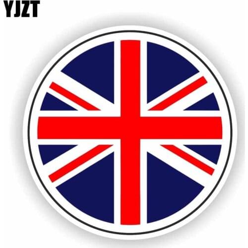 YJZT 13CM*13CM Great Britain British Flag Car Sticker Decal Motorcycle Helmet Accessories 6-1624