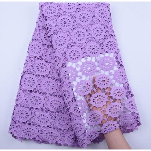 Latest African Purple Lace Fabric 2020 High Quality Lace With Stones French Net Lace Nigerian Lace Fabrics For Party Dress S1832