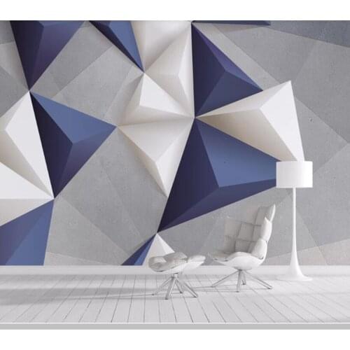 Papel de parede Modern 3D stereo geometric marble background wallpaper mural,living room tv wall bedroom wall papers home decor
