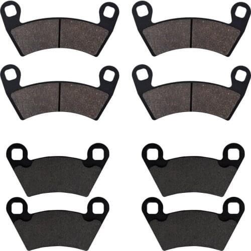 Motorcycle Front and Rear Brake Pads for POLARIS Ranger 500 Crew 2011-2012