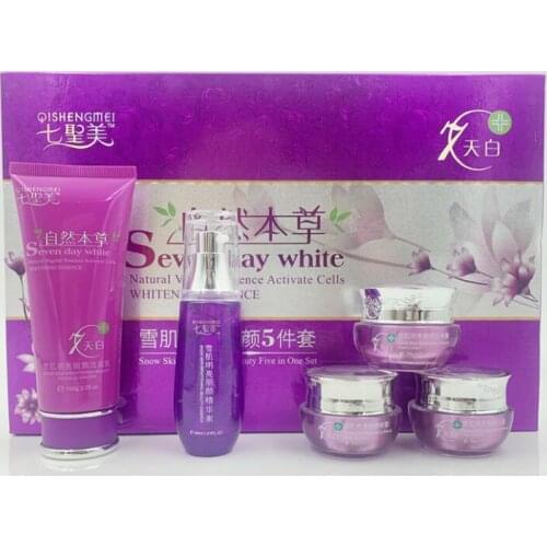 QISHENGMEI Whitening Freckle Cream Snow Skin Brightening Beauty Five in One Set