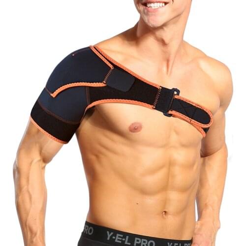 Adjustable Left/Right Shoulder Bandage Protector Brace Shoulder Support Strap Joint Pain Injury Training Sports Equipment