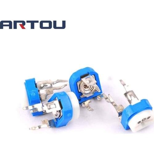 100PCS 203 20K ohm 20K Trimpot Trimmer Pot Variable Resistor Horizontal Type