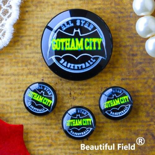 12mm 25mm 14mm 16mm 18mm 20mm Photo Glass Cabochons Round Cameo Set Handmade Settings Stone Hero Bat TVV237