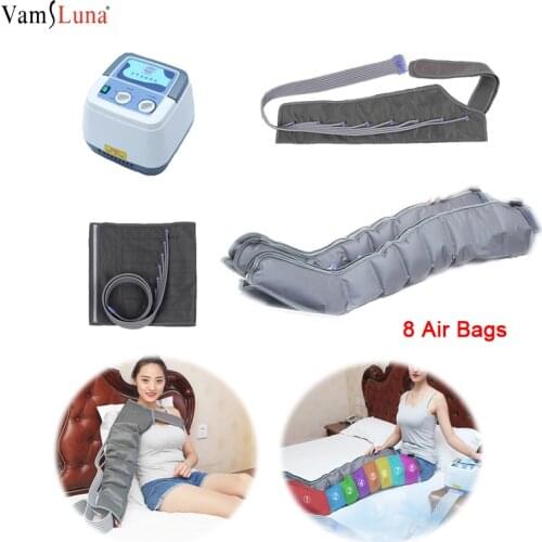 Air Compression With 8 Chambers Leg Arm Waist Vibration Massager Pneumatic Wraps Masaage Relax And Promote Blood Circulation