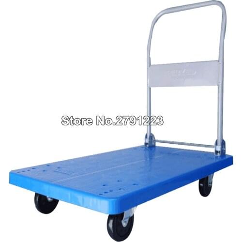 Platform Cart Folding Dolly Foldable Warehouse Moving Push Hand Truck 770lbs Cargo Handling Lightweight Luggage Hand Trolley