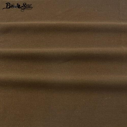 Booksew Dark Brown Cotton Linen African Fabric Sewing Material Tissu Patchwork Tablecloth Bag Curtain Zakka Textile Fabric Meter
