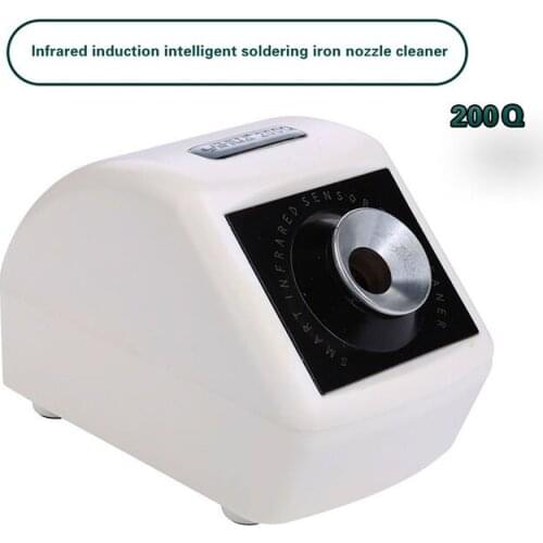 YIHUA 200Q Infrared Sensor Smart Induction Soldering Iron Tip Cleaner With Light Weight Iron Tip Cleaning Tool for mobile repair