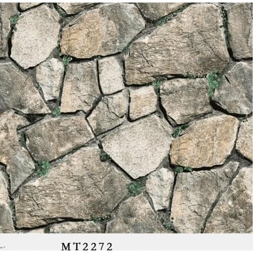 Vintage 3D Stone Wallpaper Waterproof for Background Living Room PVC Wall Paper Roll Stereoscopic Look Wall Papel De Parede