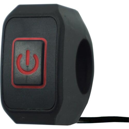 7/8" Motorcycle Switch Momentary Action Button Handlebar Mount Electric Power Start Kill Horn Switch