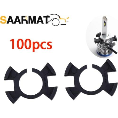 100×H1 LED adapter base clip for Honda Odyssey H1 LED headlight bulb conversion convert H1 holder adapter bulb socket