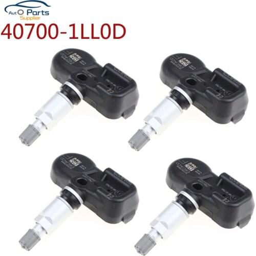 4pcs 40700-1LL0D Tire Pressure Sensor TPMS For NISSAN tpms sensor 407001LL0D 40700 1LL0D