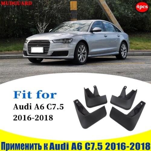 FOR Audi A6 C7.5 Mudflaps Fender Mudguards Mud Flap Guard Splash Mudguard Fenders car accessories