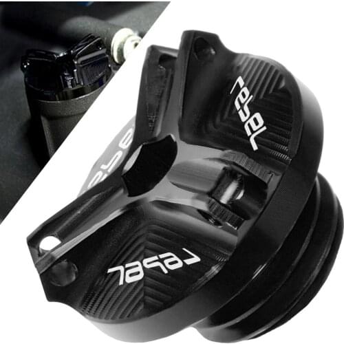 For Honda Rebel New CNC Aluminum Motprbike Motorcycle Engine Oil Cup Oil Fill Cap For Honda 300 Rebel 300 -Rebel 2017-2018