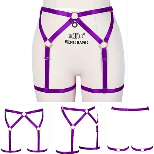 Exotic Accessories Harness For Women Adjust Waist Suspender Belt Size Fetish Sexy Lingerie Punk Gothic Style Garters Stocking
