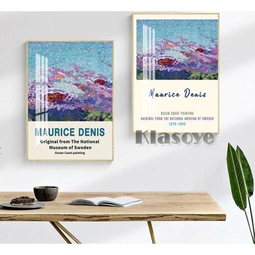 Maurice Denis Exhibition Museum Poster Retro Wall Art Canvas Painting Vintage Prints Art Home Room Decor Gallery Wall Picture