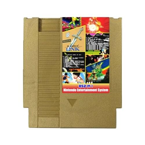 Best 852 in 1 8bit Game Card 72 pin game cartridge support save progress 1G memory for 8 bit video game console