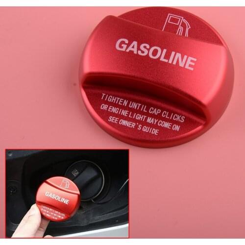 Red Car Aluminum Alloy Gasoline Gas Fuel Tank Cap Cover Trim Fit For BMW F10 F15 F16 F25 F26 F30 F34 F35 F48 G30