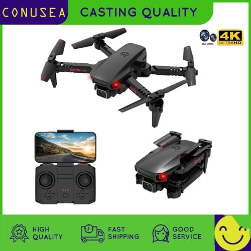 K9 Mini Rc Quadcopter Drone 4K with Camera Hd Dual Camera Headless Mode Drones Wifi Real-Time Transmission Fpv Helicopter Toys