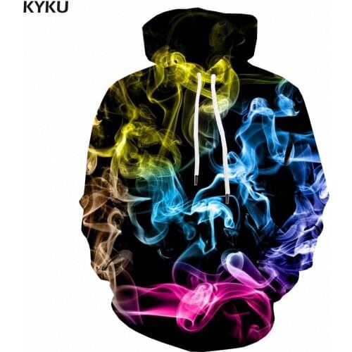 3d Hoodies Smoke Hoodie Men Colorful Sweatshirt Printed Creativity Hooded Casual Art Hoodie Print Unisex Streetwear Pullover New