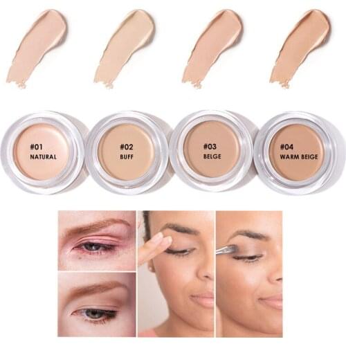 New Beauty 4 Color Eyes Makeup Base Concealer Brightening Cream Waterproof Anti-smudge Oil-control Foundation Cream TSLM2