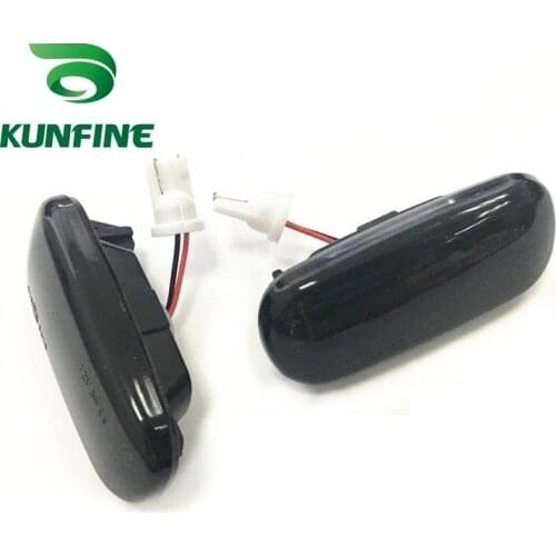 Pair of Led Dynamic Side Marker Turn Signal Light Sequential Blinker Light For A4 S4 RS4 B6 B7 2000-2005 With Somke Cover