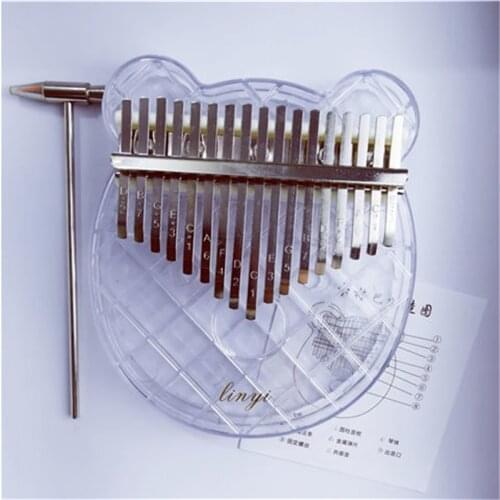Kalimba thumb piano 17-tone kalimba hand drawn piano five finger piano instrument easy to learn piano introduction thumb piano